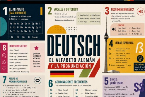 Página: el alfabeto alemán y la pronunciación